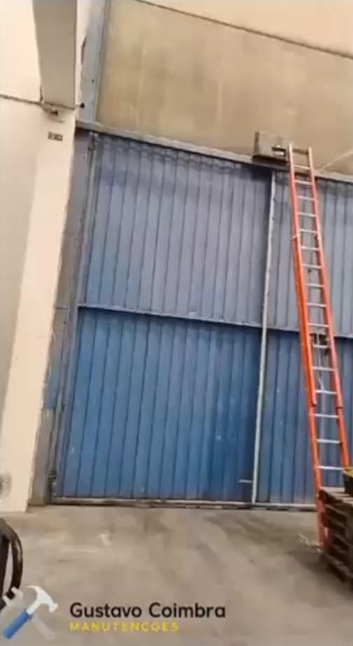 Automatização de portão basculante alto